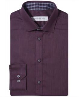 Marc New York Dress Shirt, Slim Fit Herringbone Long Sleeve Shirt