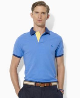 Polo Ralph Lauren Shirt, Custom Fit Striped Jersey Polo Shirt   Mens