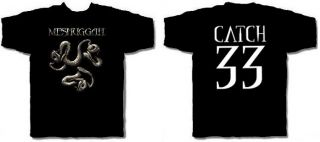 Meshuggah CD cvr Catch 33 Snakes Official Shirt Small New