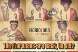 NBA Lebron James Miami Floridians ABA Throwback Swingman Jersey Size