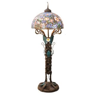 Meyda Tiffany Tiffany Magnolia Nouveau Floral Floor Lamp 49874