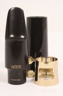 Meyer Hard Rubber Alto Saxophone Mouthpiece 5 Medium 886830045615