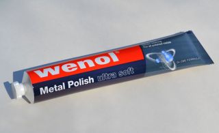 Wenol Ultra Soft Metal Polish 100ml 4oz Blue Tube Made in Germany Fast