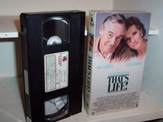 Thats Life 1986 VHS Julie Andrews Jack Lemmon