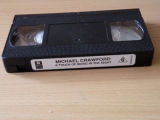 Michael Crawford ~ A Touch Of Music In the Night ~ PAL VHS Video *VGC