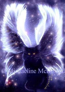 Angel Fairy Cat by Michaeline McDonald