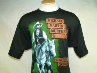Michael Martin Murphey T Shirt Cowboy Songs XL