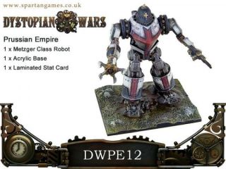 Metzger Class Robot Prussian Empire Dystopian Wars PE12
