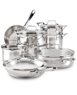 Emeril by All Clad Chefs Stainless Steel Cookware, 12 Piece Set