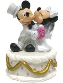 Disney Mickey Minnie Mouse Musical Wedding Figure