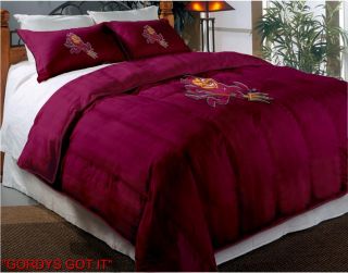 College Twin Comforter Shams Embroidered More Teams