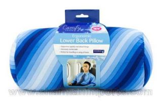 Micro Bead Pillow Squishy Soft Travel Neck Lower Back Cushion Tube New