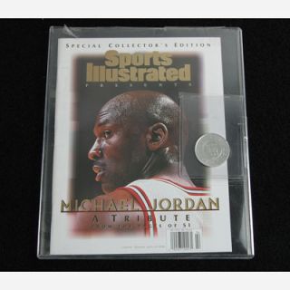Michael Jordan A Tribute Sports Illustrated Sealed W/ Upper Deck March