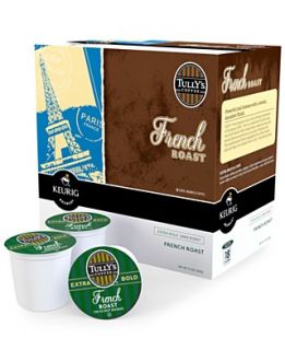 Keurig 0622 K Cup Portion Packs, Tullys French Roast Extra Bold