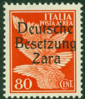 Germany WWII OCC Italian Zara MI26 MNH Zadar Croatia 50020
