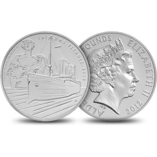 United Kingdom 2012 Titanic 100th Anniversary Alderney Coin