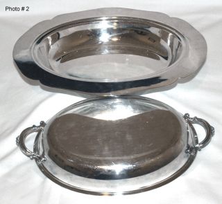 Middletown Silver Silverplate Warming Serving Dish & Lid
