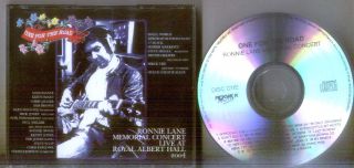 One for The Road Ronnie Lane Memorial Concert 3CD Faces