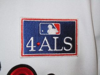 Mike Lowell Boston Red Sox Authentic White Home Jersey with 4 ALS
