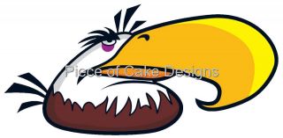 Angry Birds Mighty Eagle Edible Image Icing Cake Cupcaketopper