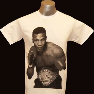Mike Tyson Boxing White T Shirt Size s M L XL