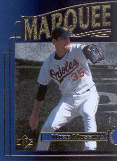 1996 SP Marquee Matchups MM17 Mike Mussina Orioles