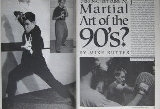RARE 1 95 Inside Karate Bruce Lee Jeet Kune do Black Belt Kung Fu