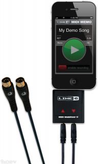 3GS, iPad 2, and iPad, with Two 5 MIDI Cables and Free MIDI Memo App