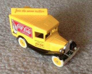 Ford Model A Coca Yellow Cola Seven Millon Delivery Truck 