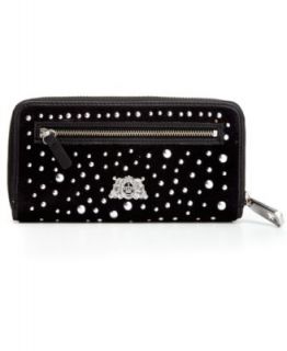 Juicy Couture Handbag, Studded Velour Zip Wallet