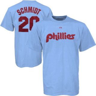 Phillies Mike Schmidt Vintage Blue Jersey T Shirt XXL