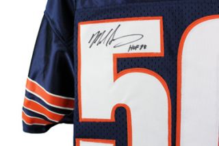 Mike Singletary Autographed Chicago Bears Jersey HOF 98 JSA