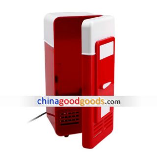 USB Super Mini Fridge Refrigerator Beverage Drinks Cooler Keep Drinks