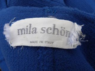 Mila Schon Gorgeous Electric Wool Vintage Suit Sz 36