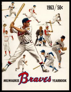 1963 Milwaukee Braves Year Book High Grade