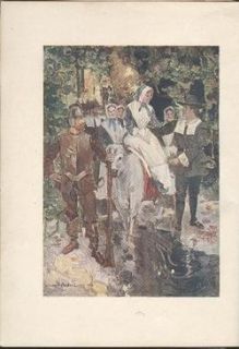 ,THE COURTSHIP OF MILES STANDISH,ILLustrated by Chandler Christy 1903