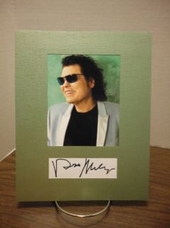 Ronnie Milsap Autograph Country Music Display Signed Signature COA