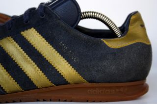 Vintage 80s Adidas Milano Shoes Trainers Sneakers ROM Bern 6UK 6 5M 7