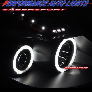 08 09 Nissan Altima 2dr Coupe CCFL Halo Projector Headlights LED Tail