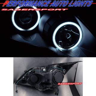 2007 2011 Honda CR V Dual CCFL Angel Eye Halo Projector Headlights