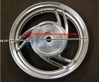 10 inch Rear Wheel Rim GY6 Scooters Mopeds 49 50cc taotao Peace New H