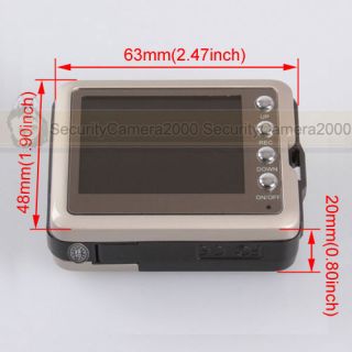 Vehicle Mini DVR with Wide Angle Focus Lens 2 TFT LCD Monitor