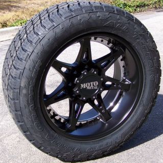 20 Black MO961 Wheels Nitto Terra Grappler Tires Chevy Silverado 1500