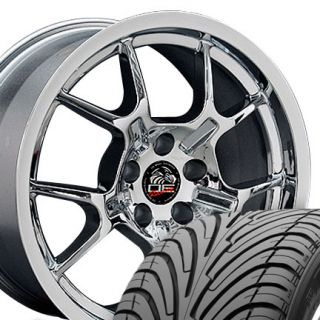 18 Rim Fits Mustang® GT4 Wheels and Tires 2005 Chrome 18x9