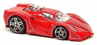 2008 Hot Wheels 066 Tooned Enzo Ferrari Red