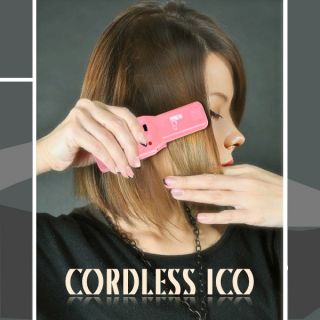 Ico Cordless Mini Hair Straightener Minus ion Technology from Japan