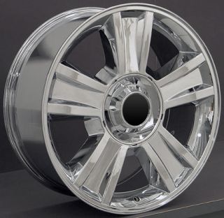 20 Chrome Tahoe Wheels Goodyear LS2 Tires Rims Fit GMC Chevrolet