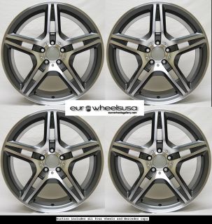 Brand new set of Rad Alloy MB style wheels / Rims for MERCEDES S 430 S