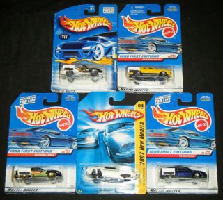 Mustang Hot Wheels 1999 First Edition Two 1998 First Editions 2007 New