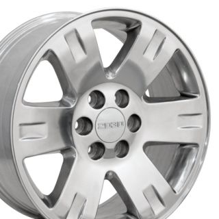 20 Polished Yukon Wheels 20 x 8 5 Rims Fit GMC Chevrolet Cadillac Set